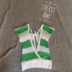 Cherry Knit Glitter top